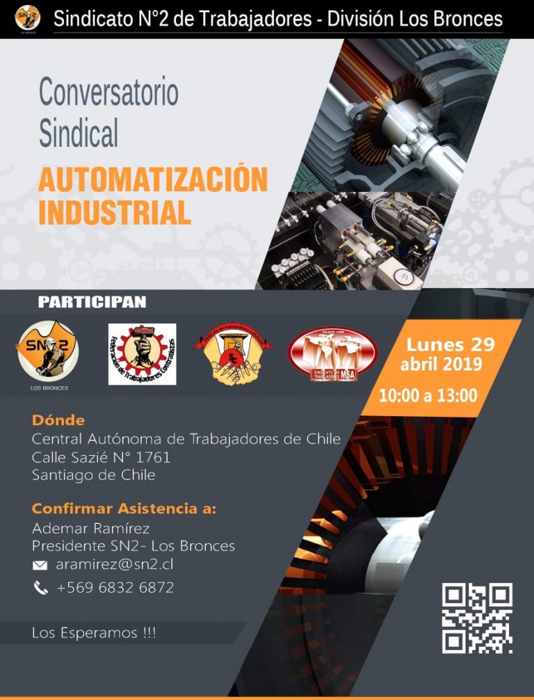 Organizaciones sindicales mineras dialogan sobre automatización en el sector