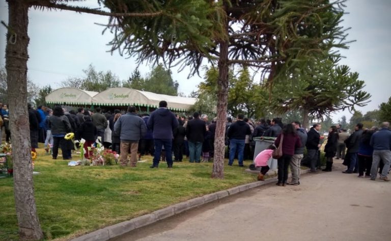 Federación Los Bronces despide a los compañeros fallecidos producto de la nula fiscalización patronal