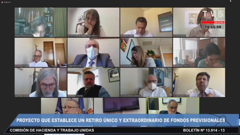 Retiro de pensiones del Gobierno será universal y sin autopréstamo: Comisión del Senado despachó a Sala el proyecto