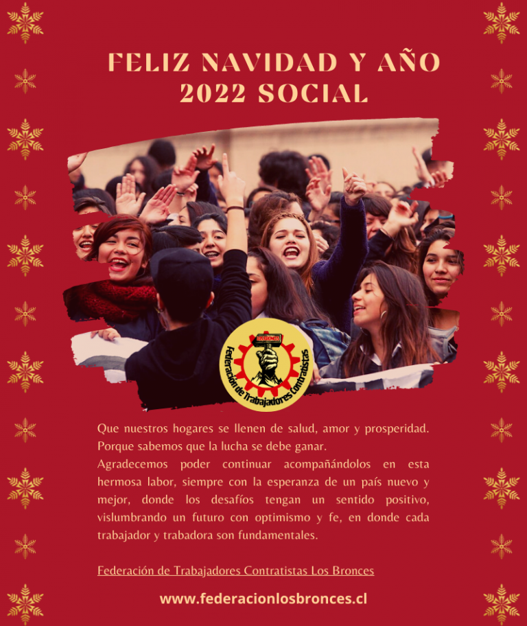 Feliz Navidad y Año 2022 Social