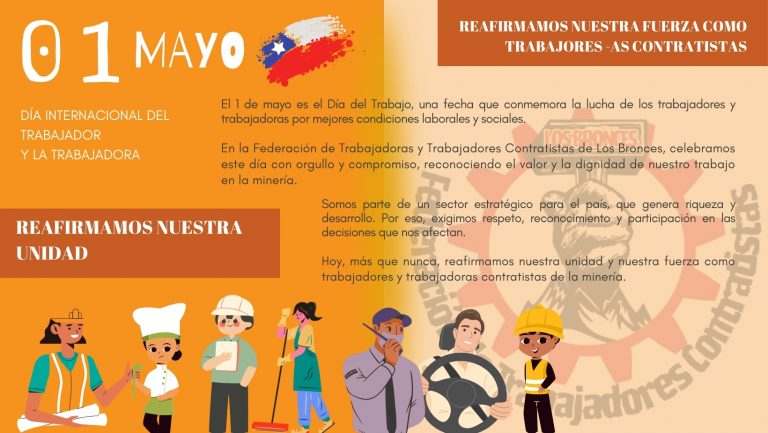 1 DE MAYO DÍA DE LAS Y LOS TRABAJADORES